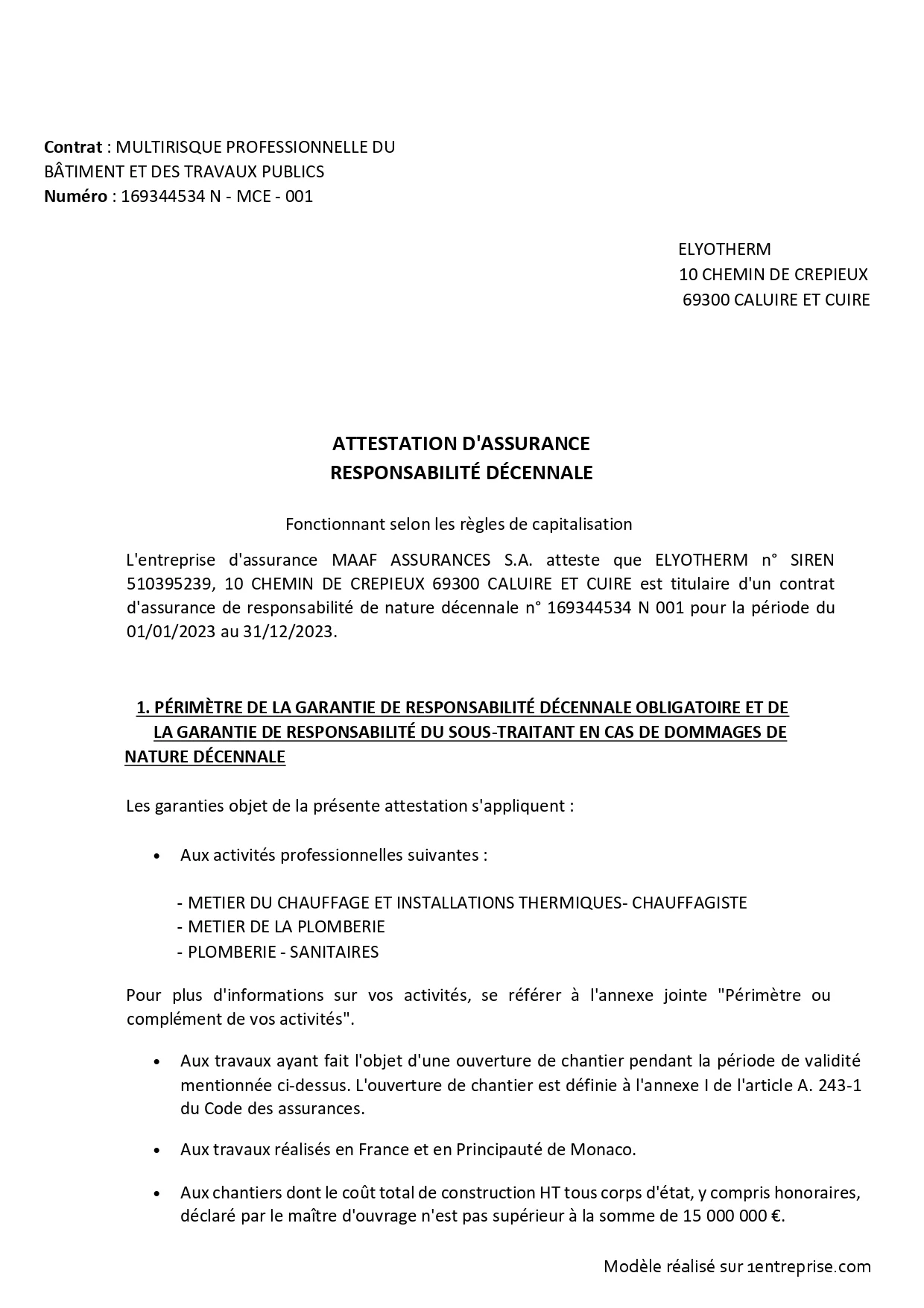 découvrez notre guide sur l'assurance décennale, essentielle pour les professionnels du bâtiment. protégez vos projets avec une couverture complète contre les vices et malfaçons pendant 10 ans. informez-vous sur les obligations légales, les avantages et le choix de la meilleure assurance pour sécuriser votre activité.